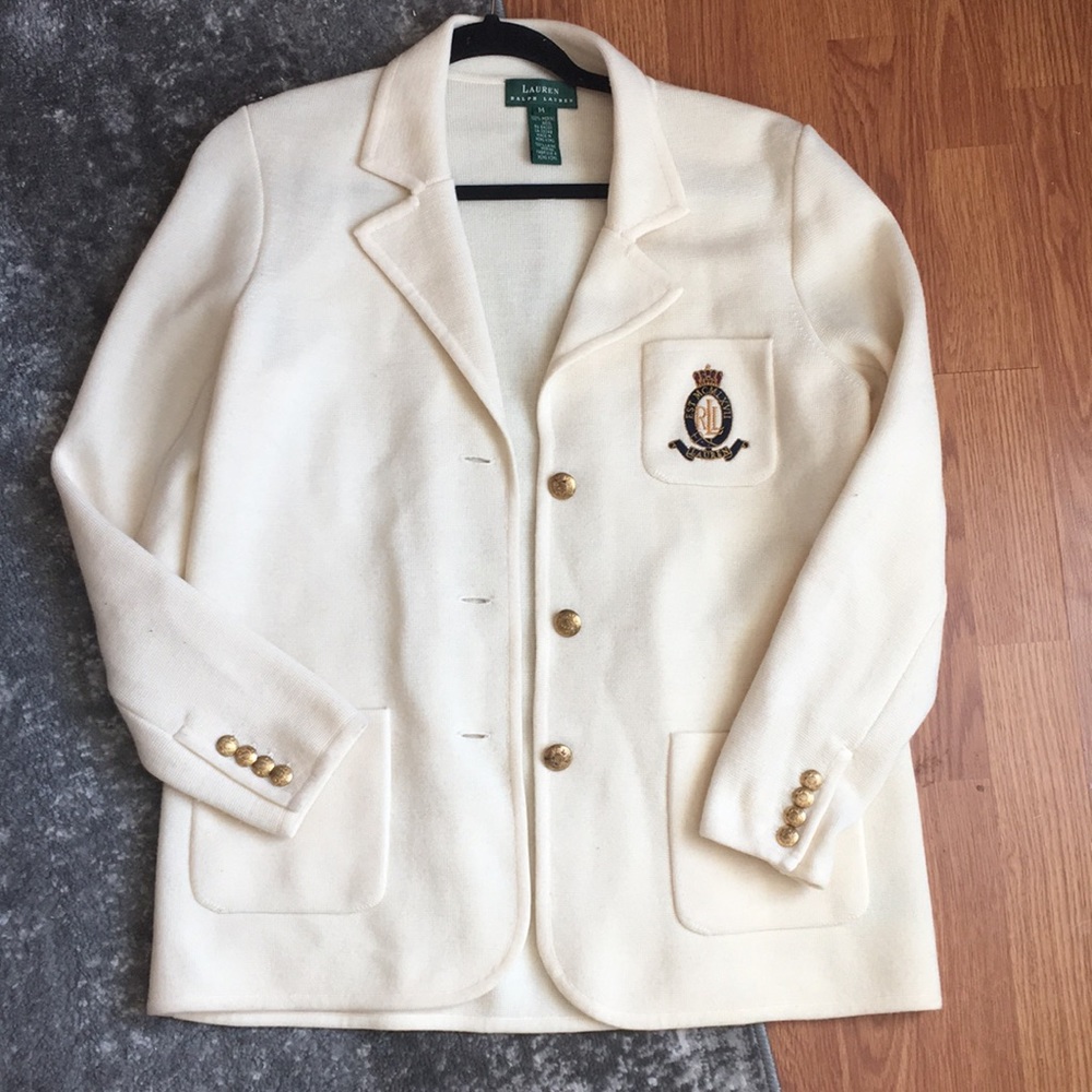 Vintage Ralph Lauren Sweater Blazer